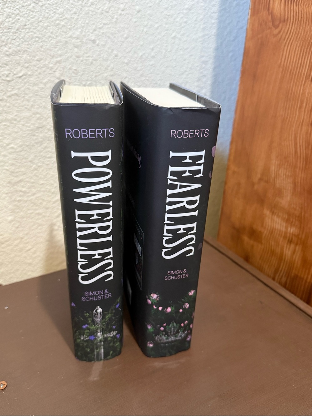 Roberts Fearless / Powerless Hardcover Book Set in Black